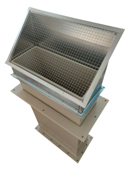 Stěnový průchod ventilátoru